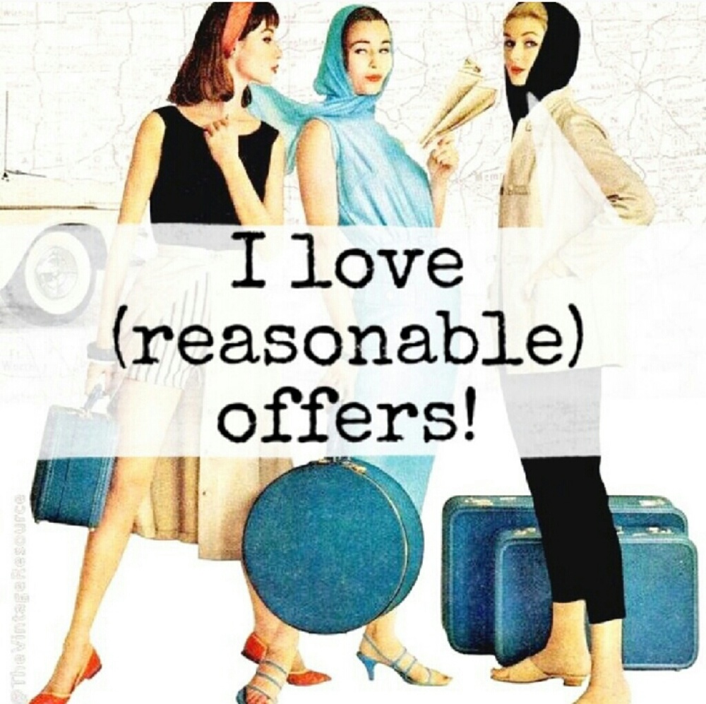 Accepting reasonable offers!